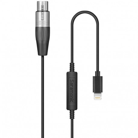 Saramonic LC-XLR female connector to Lightning adapter