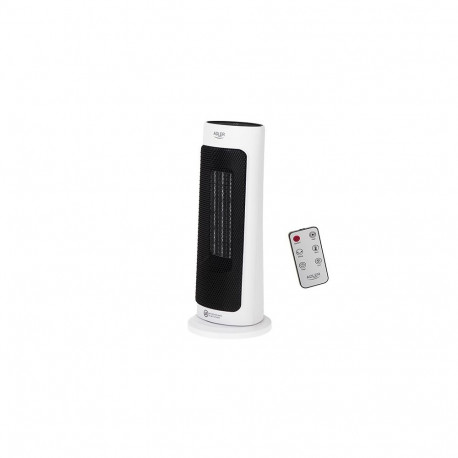 Adler | Tower Fan Heater with Timer | AD 7738 | Ceramic | 2000 W | Number of power levels 2 | Suitab