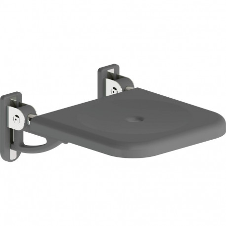 Folding wall seat