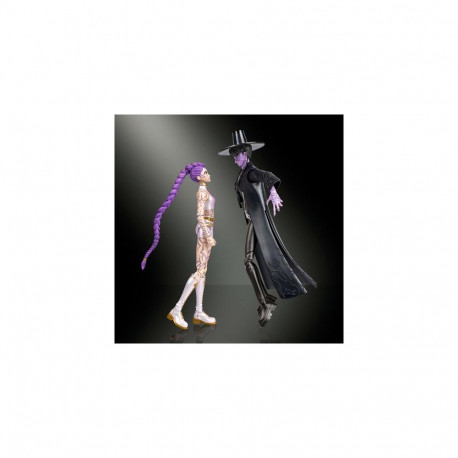 Mattel KPop Demon Hunters Rumi & Jinu Final Battle Action Figure Set, 4 Accessories, Swappable H