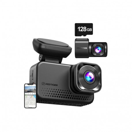 REDTIGER VC70 Wi-Fi 4K + 2.5K 128GB Dash Cam
