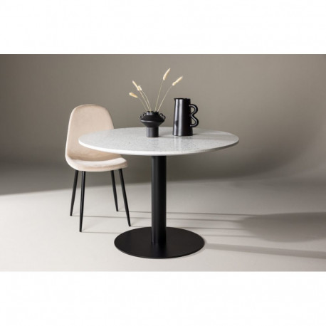 Söögilaud RAZZIA ümmar 106cm, valge
