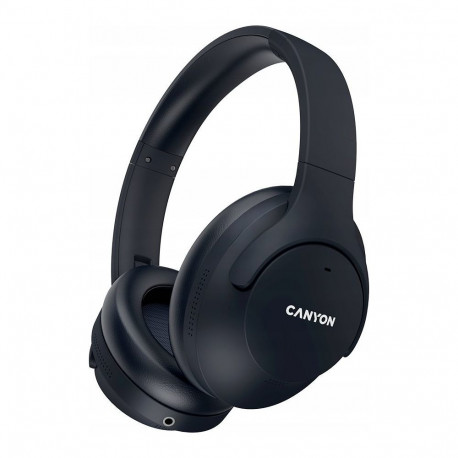 Canyon kõrvaklapid CNS-CBTHS10BK juhtmega ja juhtmevabad Bluetoothiga peavõruga kõnedeks muusika kuu