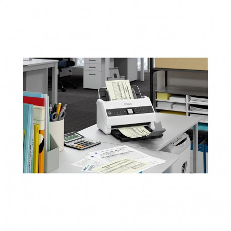 Epson DS-730N Sheet-fed scanner 600 x 600 DPI A4 Black, Grey
