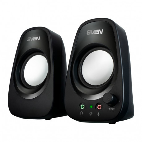 Speakers SVEN 190, black, USB, power output 2x3W (RMS)