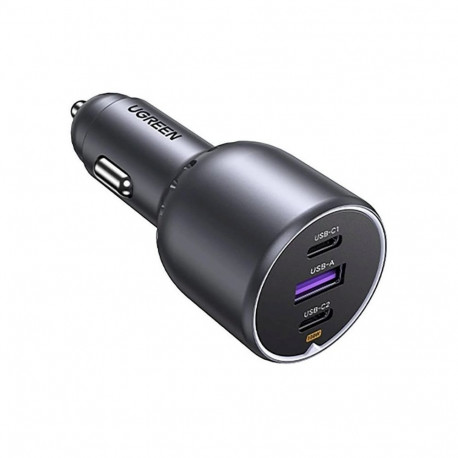 UGREEN EC705 Car Charger 1x USB-A 2x USB-C 3A