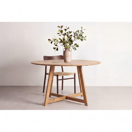 Söögilaud YAKIDON ø120 cm, tamm
