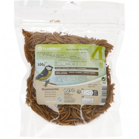 Flamingo kuivatatud jahuussid metslindudele 100g
