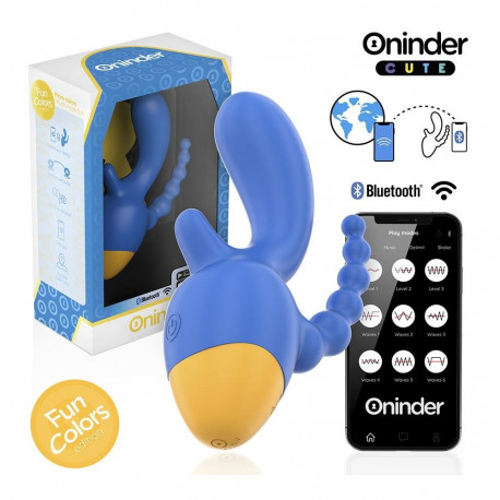 Oninder kolmekordne vibraator Cute - Love 3