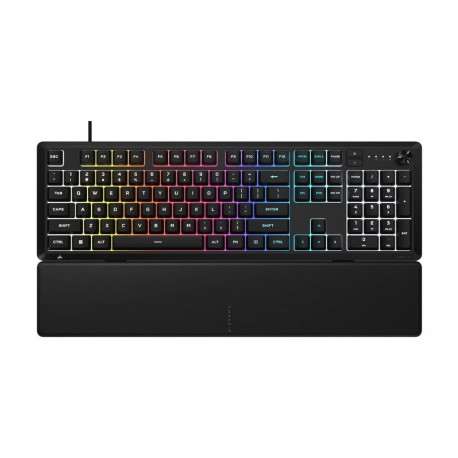 Corsair SKIFF 100 Wired RGB Membrane Gaming Keyboard, 10-Zoned RGB LED