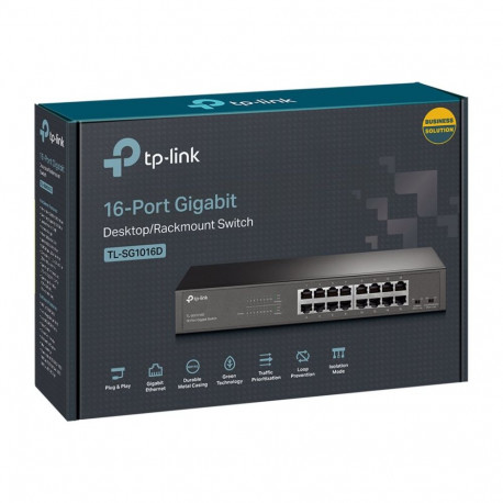 TP-LINK 16port Gigab. ECO-Switch 19in