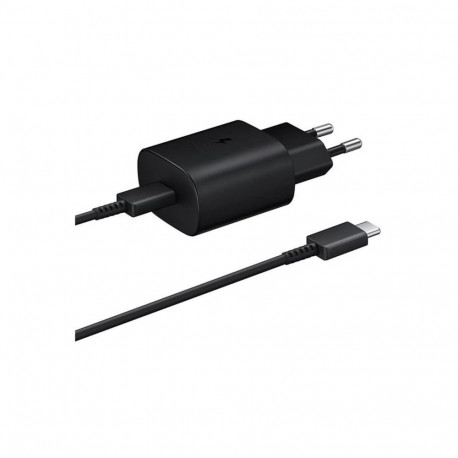 Samsung EP-TA800 Super Fast Charging 25W Power Adapter USB-C + Cable USB-C, Black
