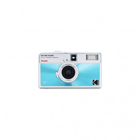Kodak EKTAR H35N Compact film camera 35 mm Blue, Silver