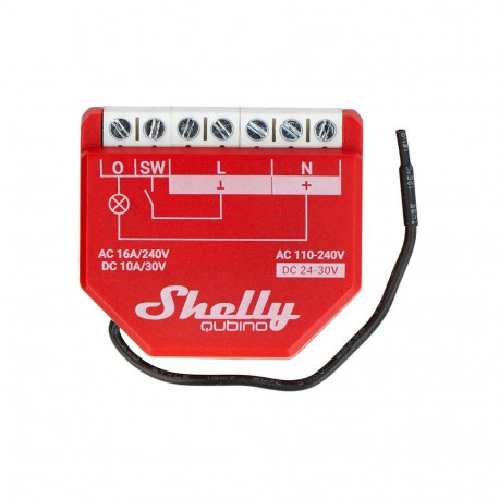 Smart Home Device - Shelly Qubino Wave 1PM Z-Wave Switch 1 Channel 16A Energy Monitoring