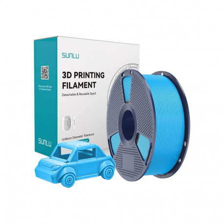 3D Printing Filament - Sunlu PETG 195°C, 53 MPa, Durable Cyan