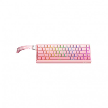 Keyboard - ONIKUMA G69 PBT 68-Key ARGB USB-C 8000 Hz Pink