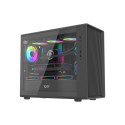 Computer Case - Darkflash DB460M, M-ATX/ITX, 420mm GPU, Black