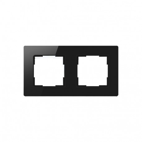 Electrical Switch Frame - Avatto TS20 Modular Switch Frame 55x55 mm USB Scratch-Resistant Black