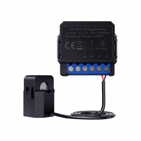 Energy Meter - Avatto ZWPM16-1 Bidirectional Energy Meter 0.2–80 A AC 100–240 V ZigBee