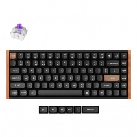 Keyboard - Keychron K2 HE SE Wireless Mechanical RGB Keyboard, Carbon Black