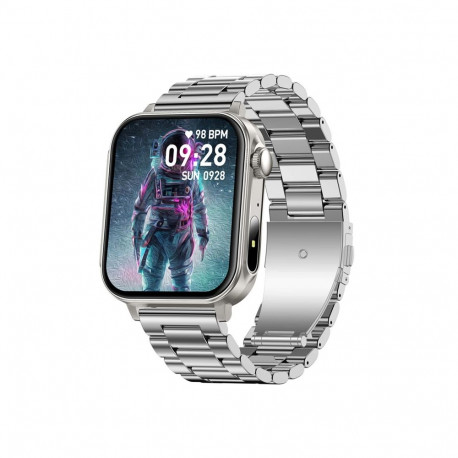 Smartwatch - Colmi P80, 1.83" HD Touchscreen, Bluetooth Call, IP67 Silver