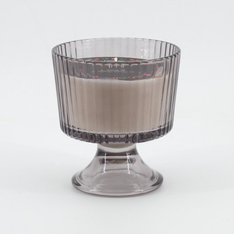 Candle BELIS MANON D9.3xH10.5cm, White Sage & Sea Salt