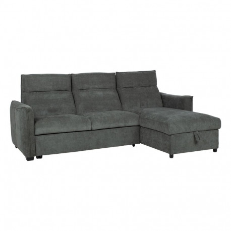 Corner sofa bed SCALA olive green