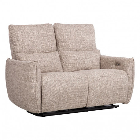 Diivan BASTIAN 2-kohaline elektriline recliner 146x89xH102cm, beež