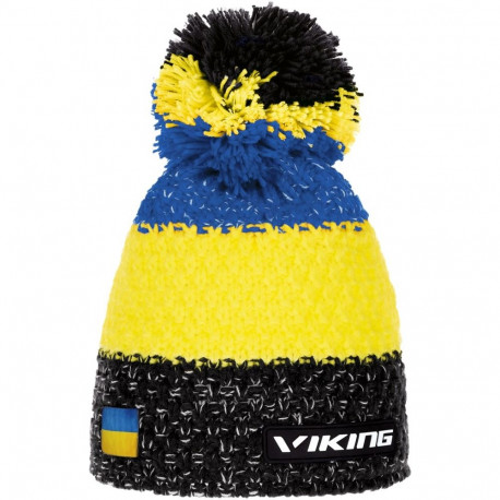 VIKING täiskasvanute müts Cornet Active Style, universaalsuurus, kollane-sinine