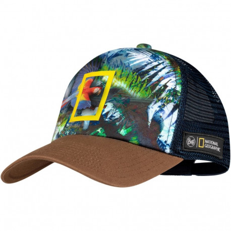 Czapka z daszkiem BUFF TRUCKER CAP SCARLETT MACAW L/XL   L/XL