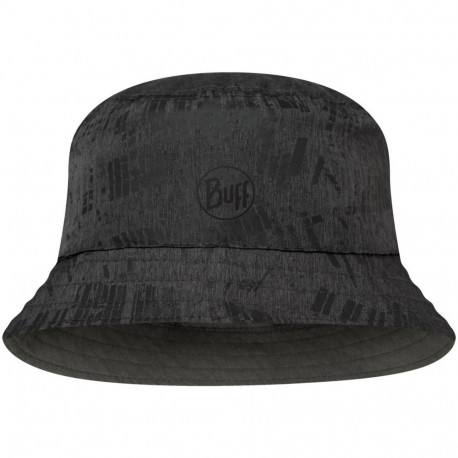 Kapelusz BUFF TRAVEL BUCKET HAT GLINE BLACK-GREY S/M   S/M