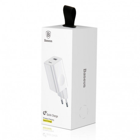 Charger - Baseus Quick Charger 24W USB 3.0 White