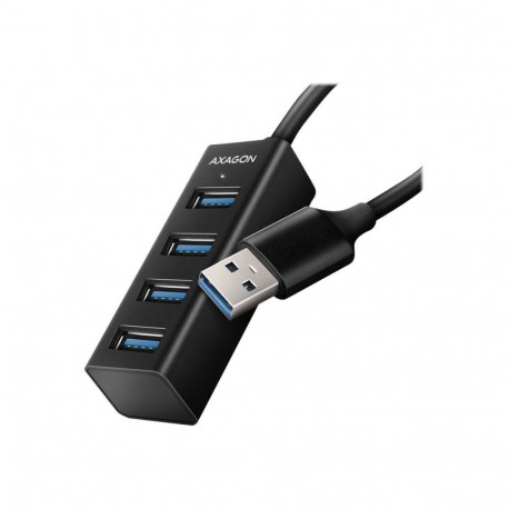 Axagon Miniature metal four-port USB 3.2 Gen 1 hub | HUE-M1A