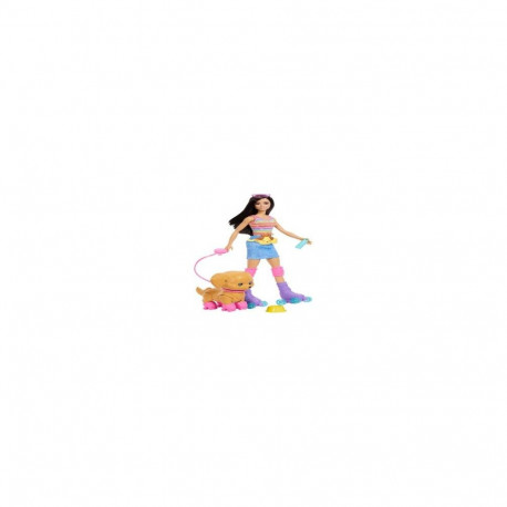 Mattel Pets Skate and Run Brunette Doll JMJ45