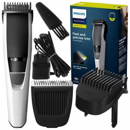 Philips Philips Beard Trimmer BT3239/15 Cordless Number of length steps 20 Silver
