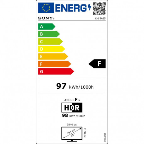 Sony 4K OLED TV | K65A65PB Bravia 6 | 65 | Smart TV | Google TV | UHD | Black
