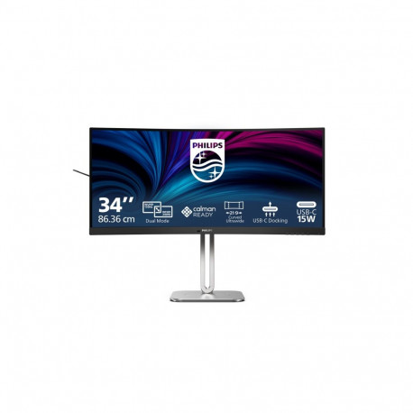 Philips monitor 34B2U5900C/00 34" DUAL Mode, kumer, äriklassi 21:9/5120x2160/350cdm2/2ms/DP HDMI USB