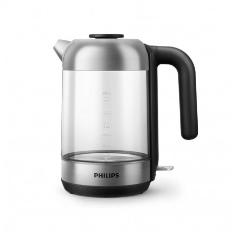 Philips PHILIPS Tjkanna 1.7 l stikla melna/sudraba HD9339/80
