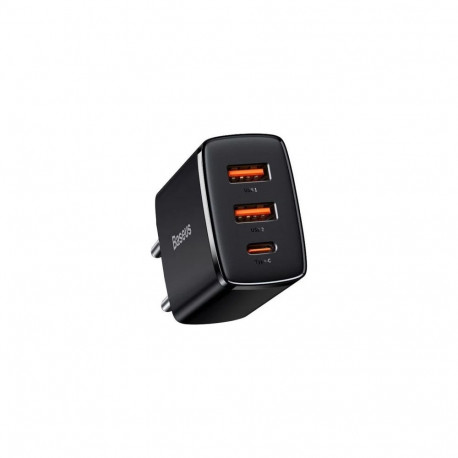 Baseus 30W 2xUSB + USB-C QC3.0 PD3.0 BSU2897BLK