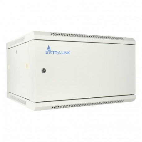 "6U 600x600 Rack Cabinet Grey Metal Door"