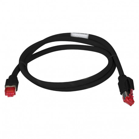"EFB RJ45 Patchkabel Cat.7 S/FTP LSZH TM21 schwarz 3m"