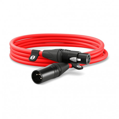 "Rode Microphones Premium XLR-Kabel XLR3M-R red (rot, 3 Meter)"