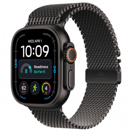 Apple nutikell Watch Ultra 4 mobiilsidega 49mm titaanist, must (Milanaise titaan, must) L