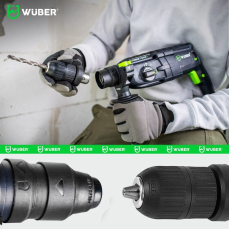 Rotary hammer with 4 J impact energy 2500 W W28920 WUBER