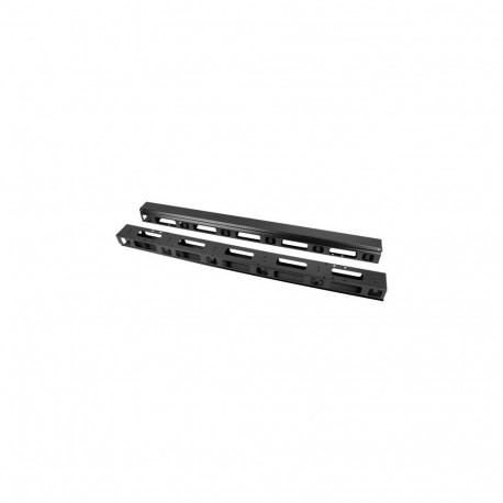 VERTICAL CABLE ORGANIZER FOR 22U FLOOR CABINETS (FF01 + FF02) 2 PIECES BLACK LANBERG