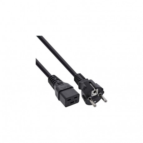 InLine power cable 16A CEE 7/7 straight / IEC320/C19 2m