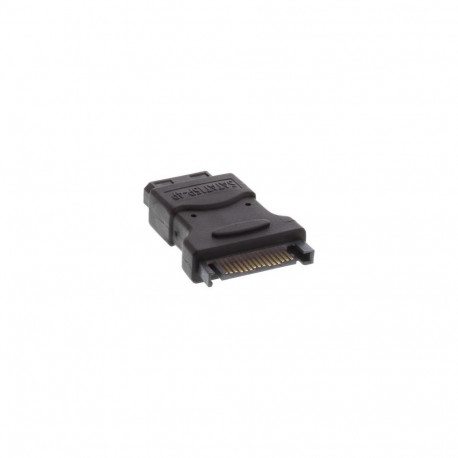 InLine SATA Power Adapter 1 Molex 4 Pin male / 15 Pin SATA female