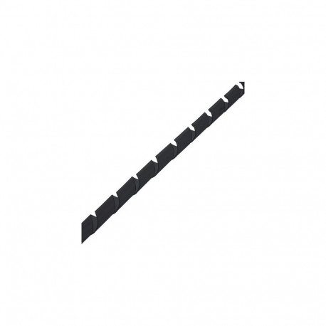 InLine Spiral Wrapping Band 10m, black, 10mm