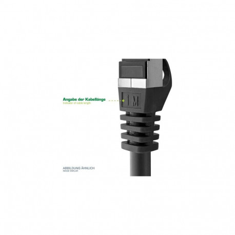 InLine Patch Cable S/FTP PiMF Cat.6A halogen free 500MHz grey 3m