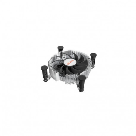 Akasa AK-CC6601EP01 computer cooling system Processor Heatsink/Radiator 7.5 cm Aluminium, Black 1 pc